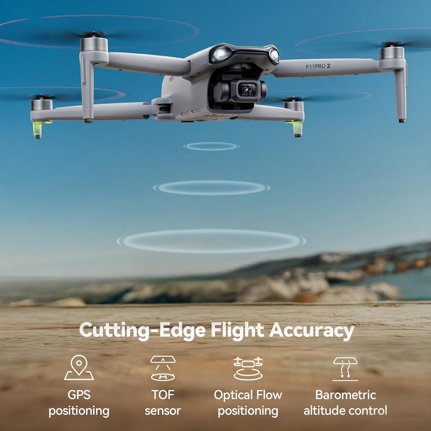 F11Pro 2 Drone 6K Camera 3-Axis Gimbal 70-Min Flight