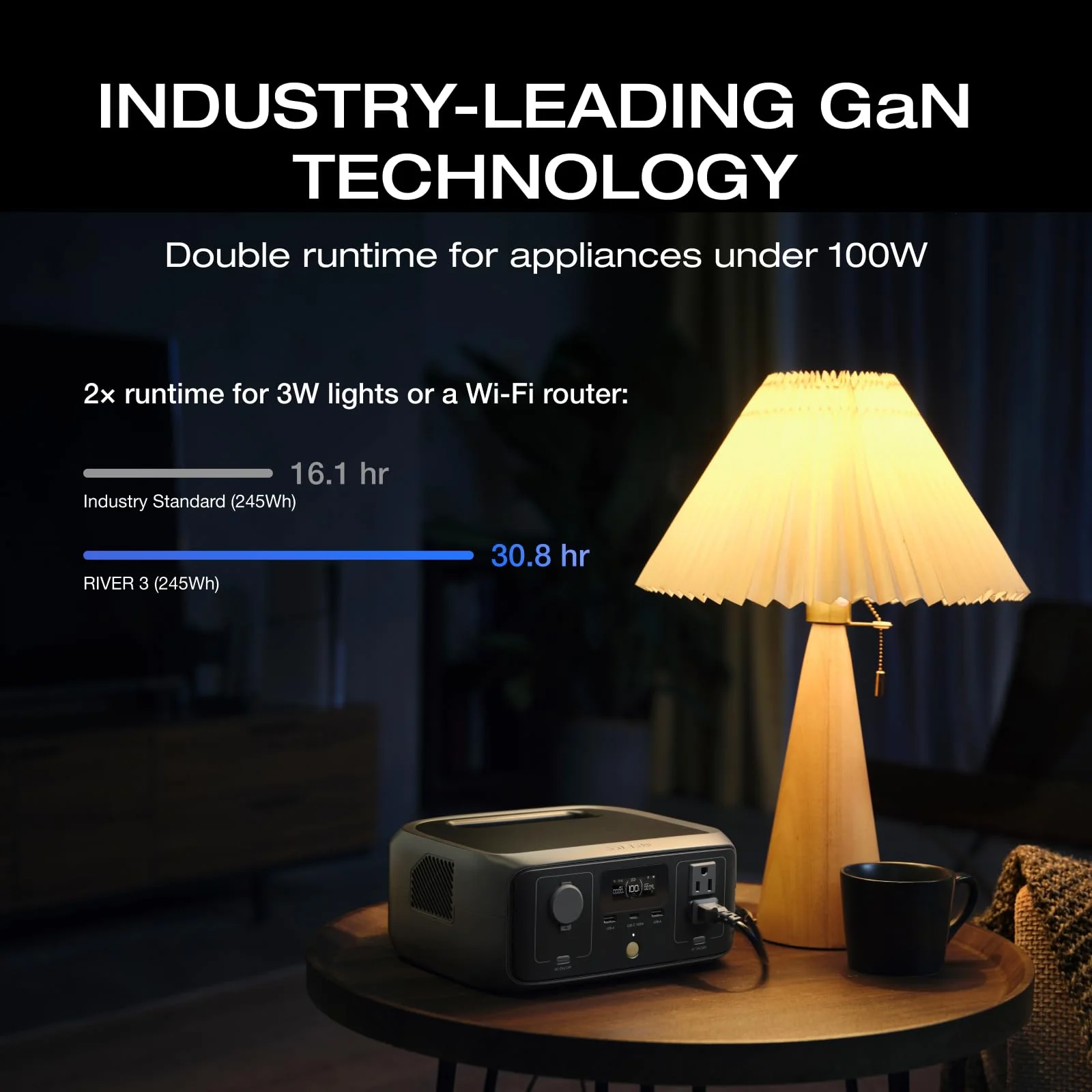 2026 EF Ecoflow 245Wh LiFePO4 Battery Power Station RIVER 3