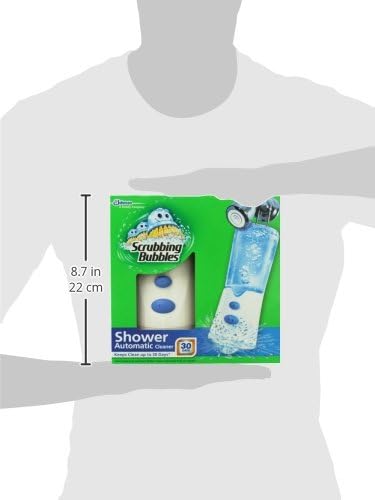 Bubbles Automatic Shower Cleaner, Starter Kit, 34 Ounce.