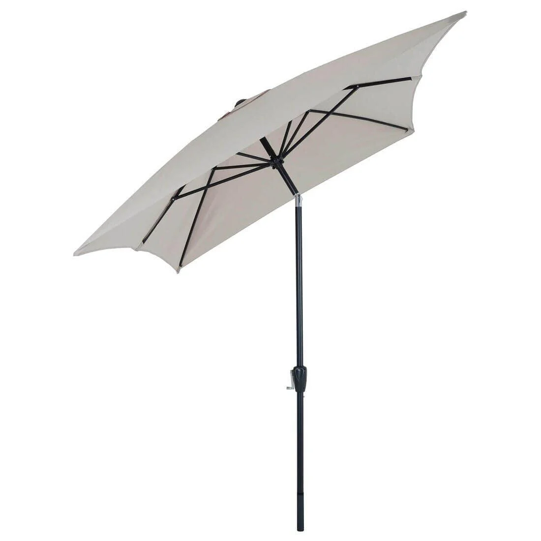 3m x 2m Rectangle Parasol Crank Tilt Garden Patio Umbrella