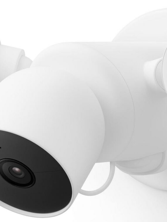 Google Nest Cam with Floodlight (Snow) Surveillance Camera