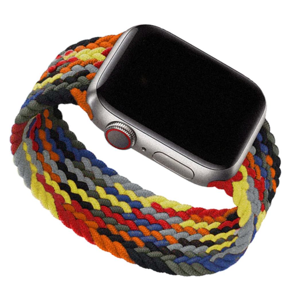 Vibrant Braided Solo Loop Apple Watch Bands
