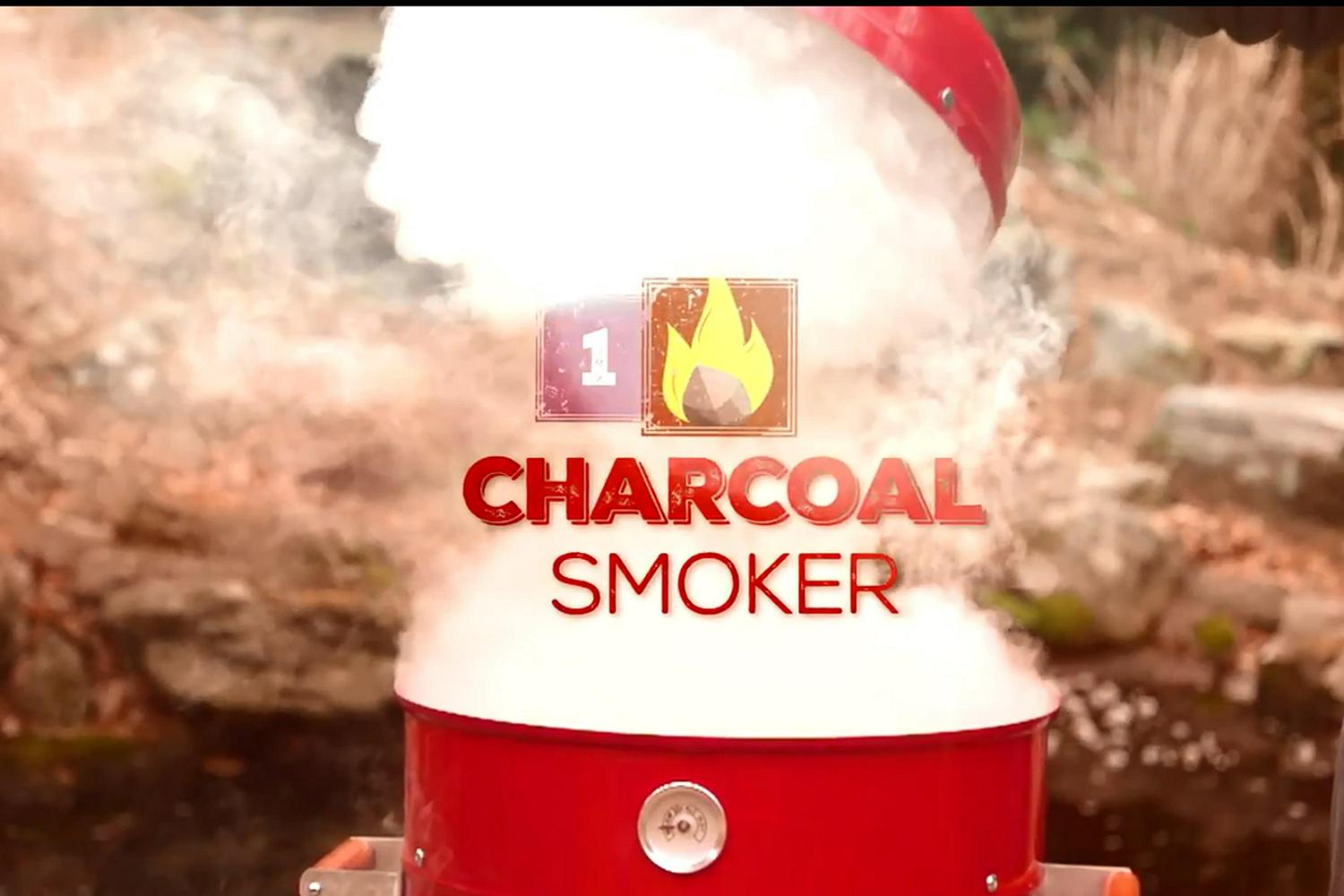 Americana 4-in-1 Electric and Charcoal Water Smoker