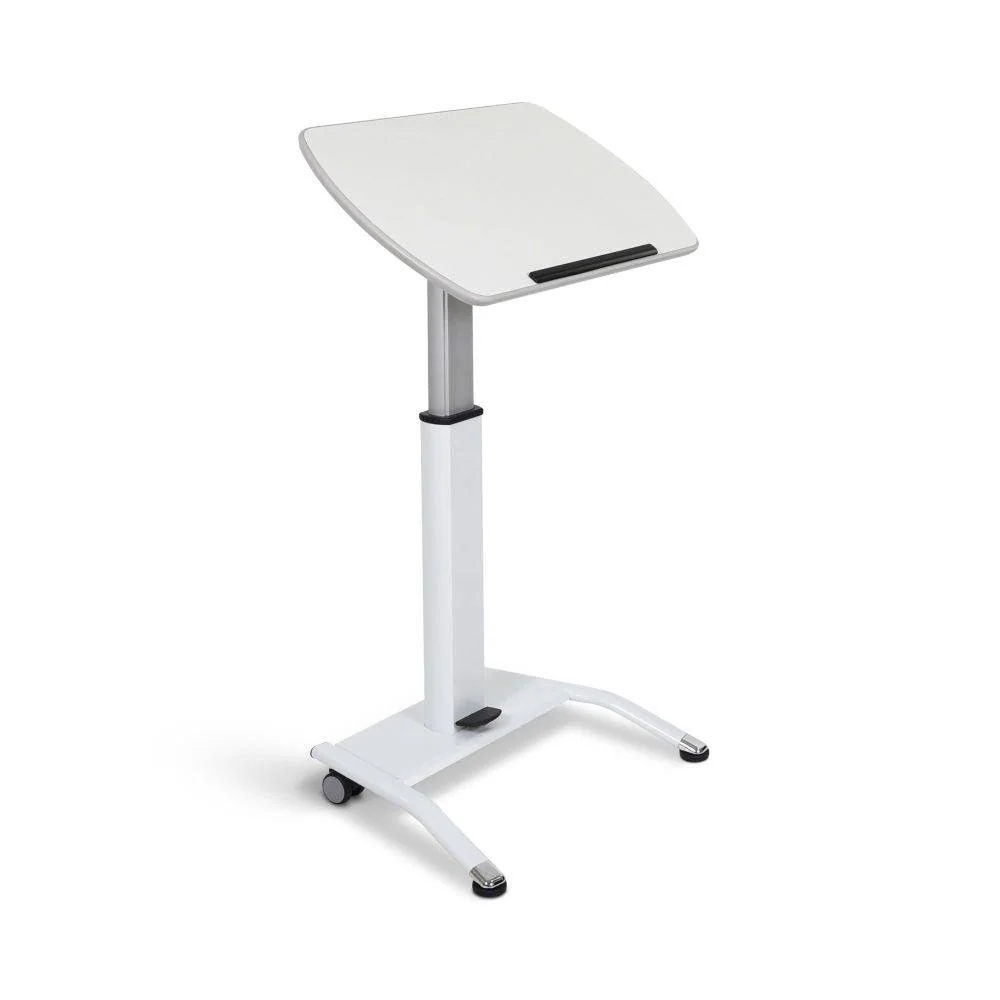 Pneumatic Height Adjustable Lectern – Smooth Height Adjustment, Durable Construction, Portable and Versatile