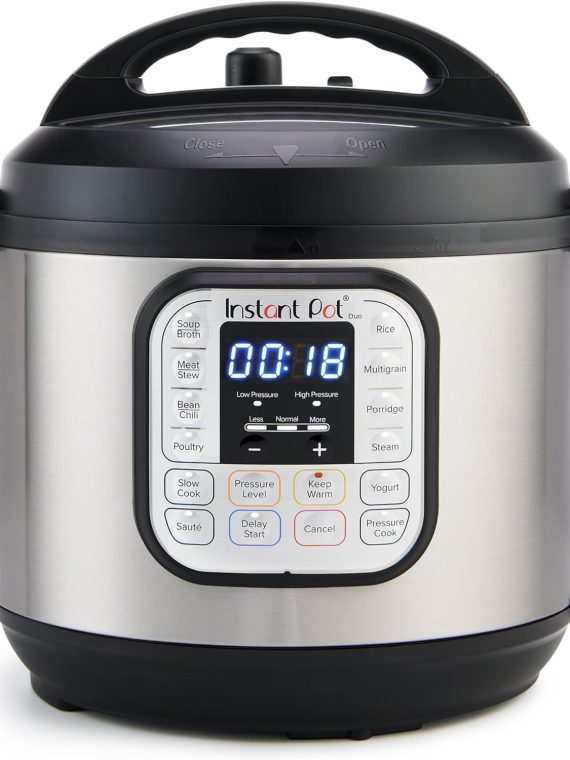 2025 Instant Pot Duo 7-in-1 Mini Electric Pressure Cooker  Slow Rice Cooker  Steamer  Sauté  Yogurt Maker  Warmer & Sterilizer  Includes Free App with over 1900 Recipes  Stainless Steel  3 Quart