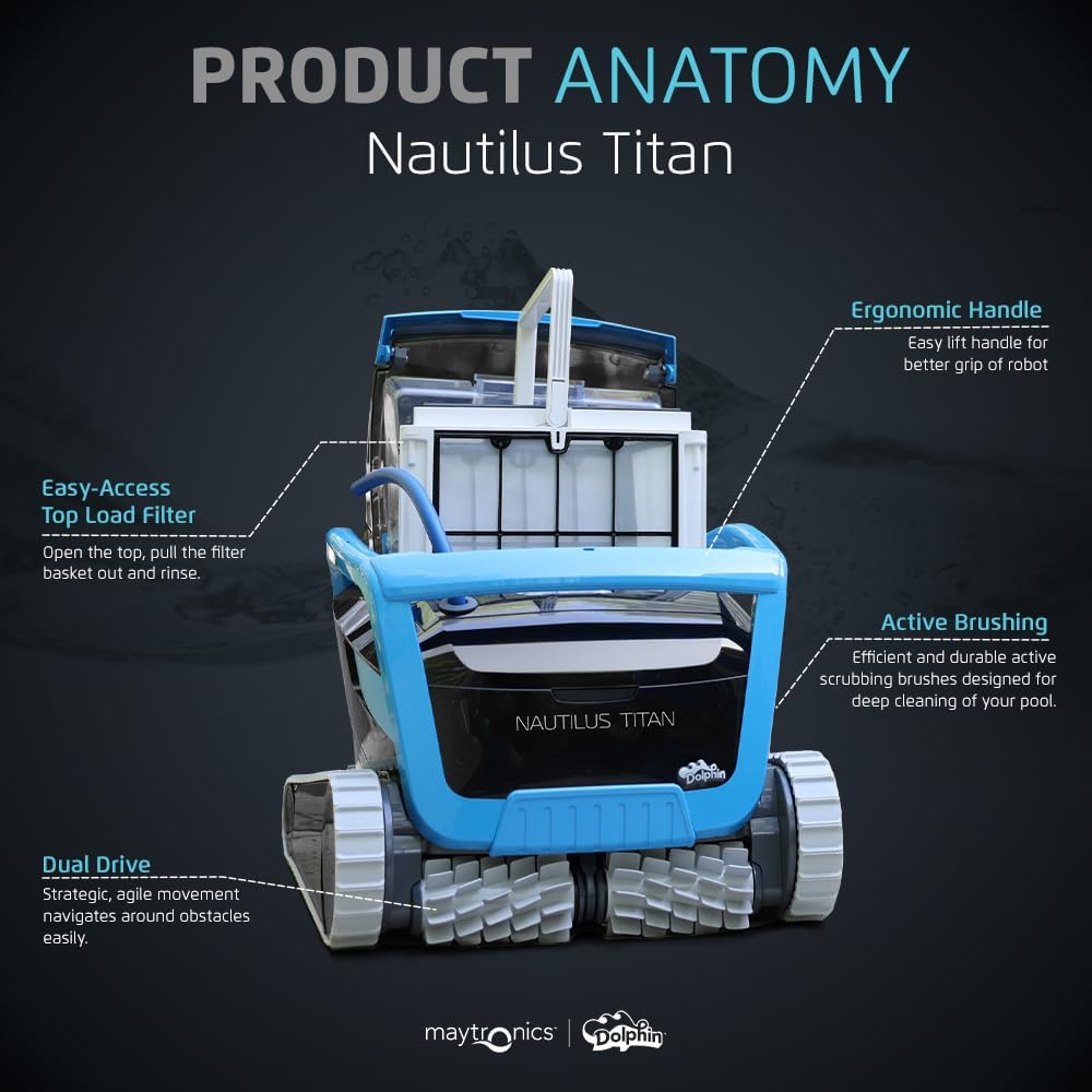 Plus Wi-Fi Robotic Pool Vacuum Cleaner