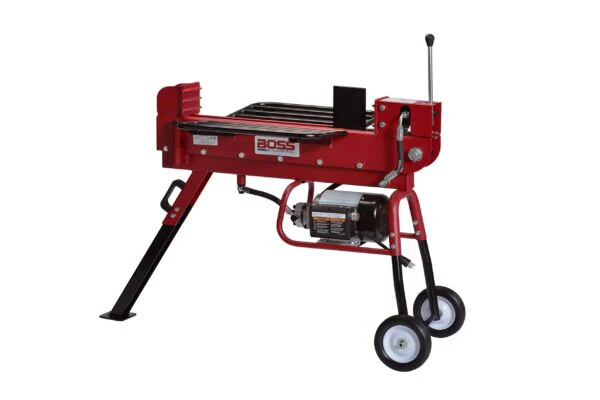 Industrial ED10T20 10-Ton Electric Log Splitter with Dual-Action Wedge & 2.5 HP Motor
