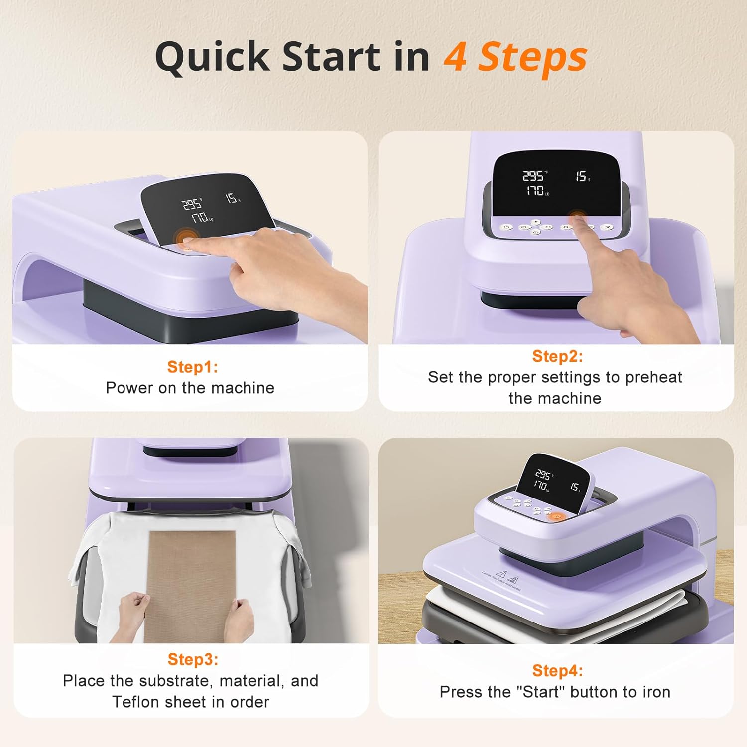 Automatic Heat Press 2 – 15×15 Heat Transfer Machine