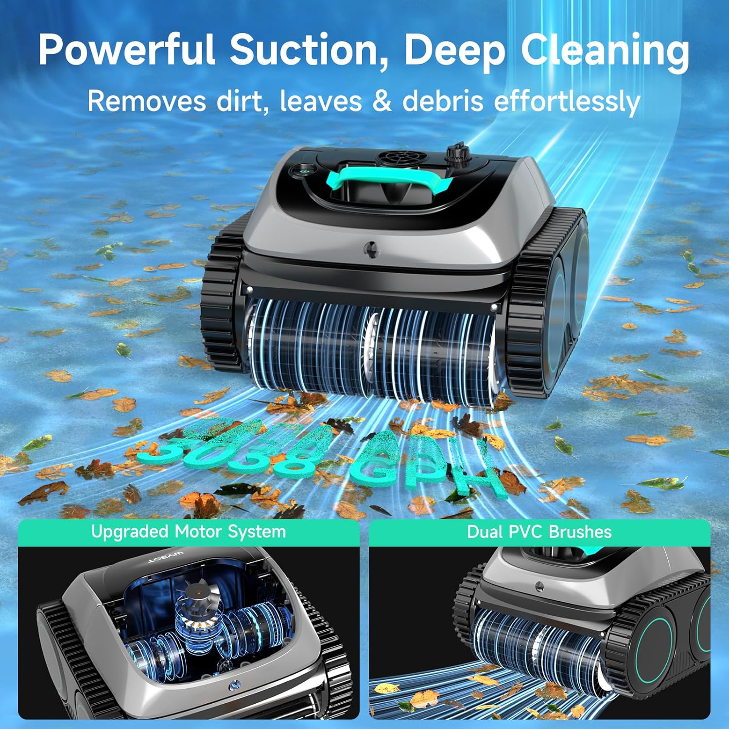 C1 Pool Robot Vacuum – Cordless Inground Cleaner
