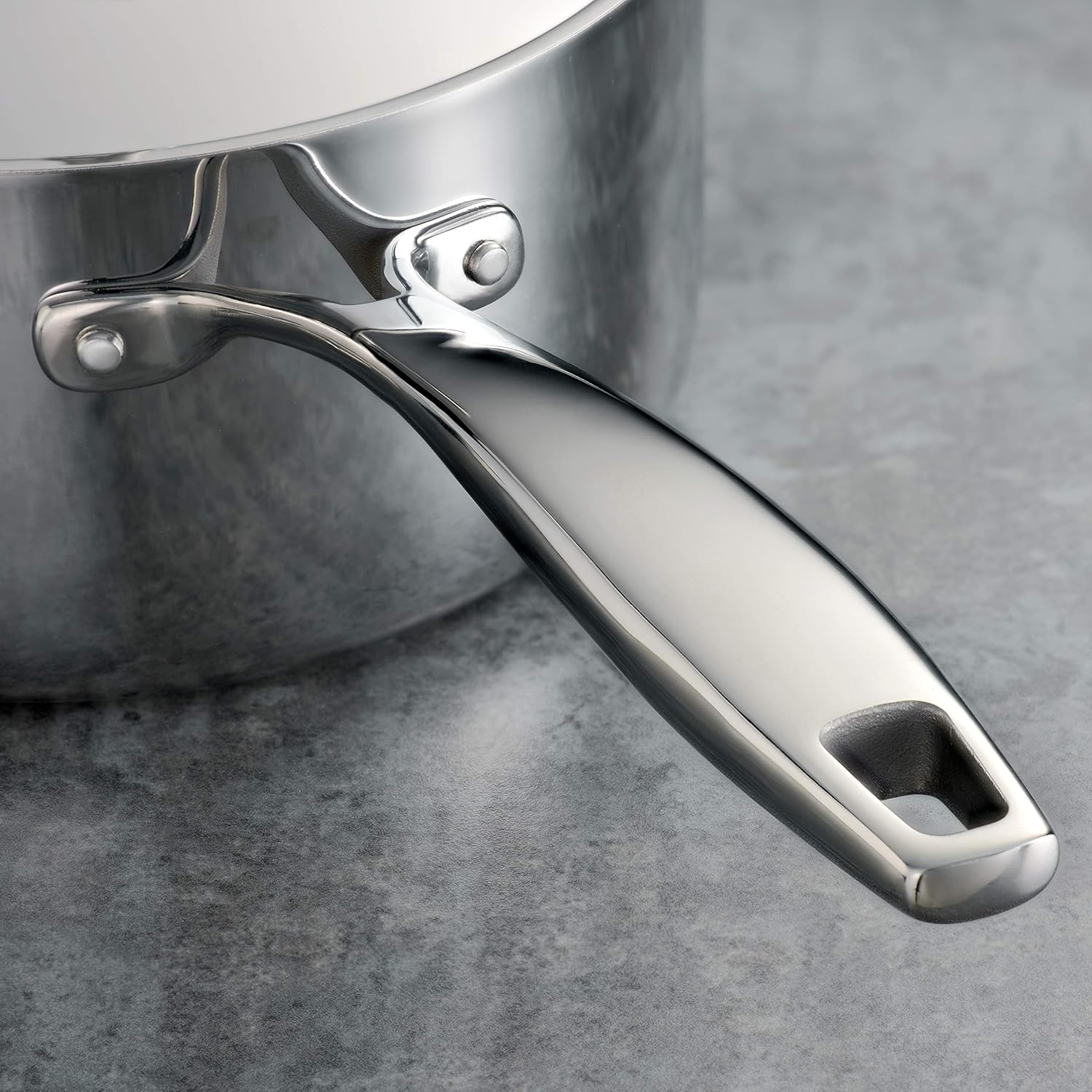 Tri-Ply Clad Stainless Steel 12-Piece Cookware Set