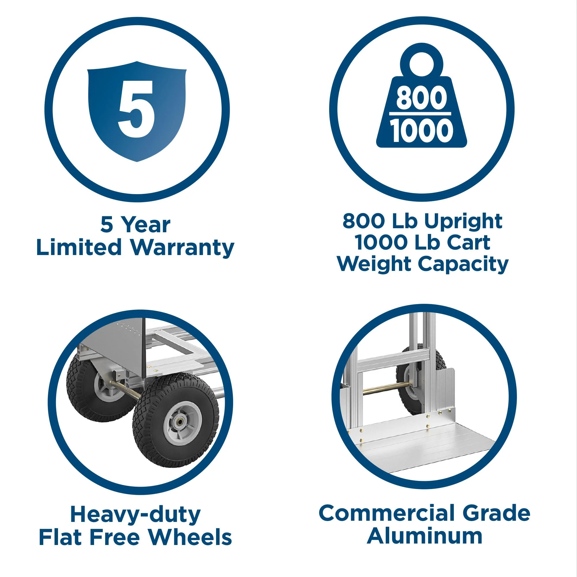 3-in-1 Assist Series Aluminum Hand Truck