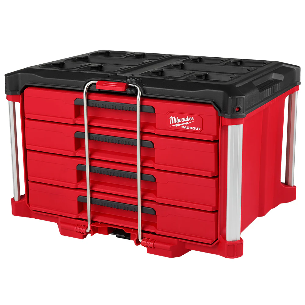 2026 Milwaukee 48-22-8444 PACKOUT 4 Drawer Tool Box