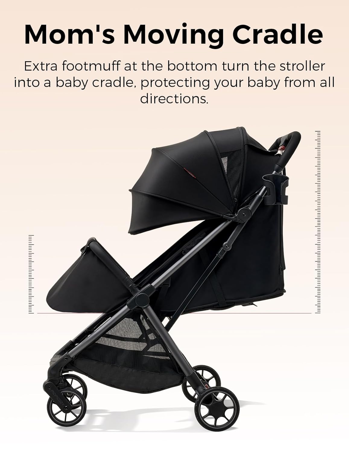 Clickgo Lightweight Compact Travel Stroller with Canopy
