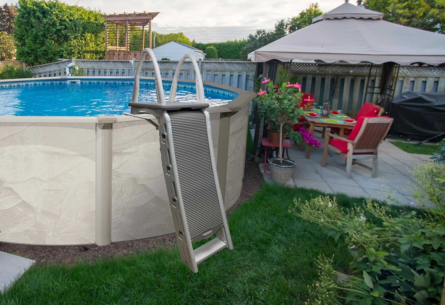 Confer Plastics 7200 Roll Guard Adjustable Ladder