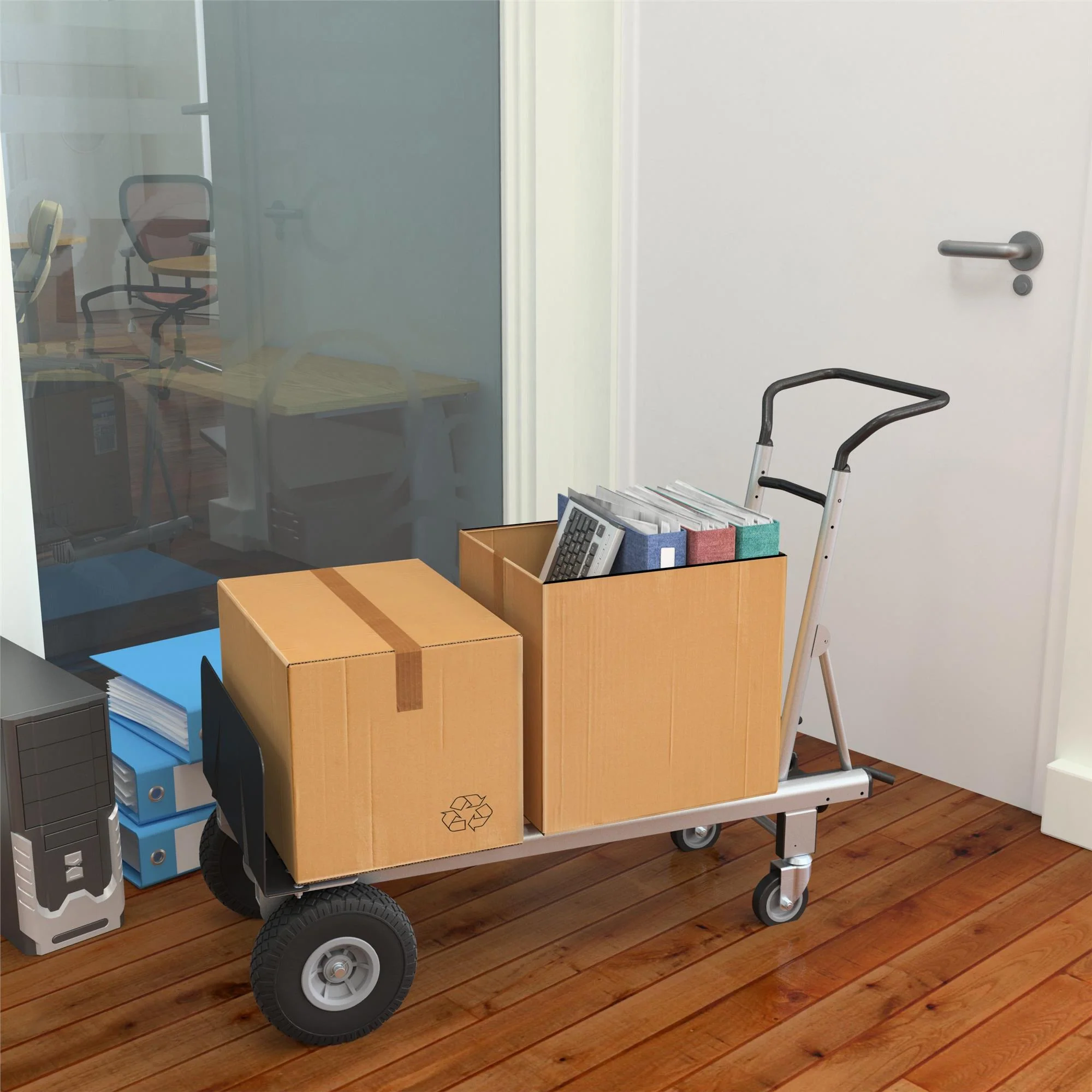 2-in-1 Hybrid Handtruck