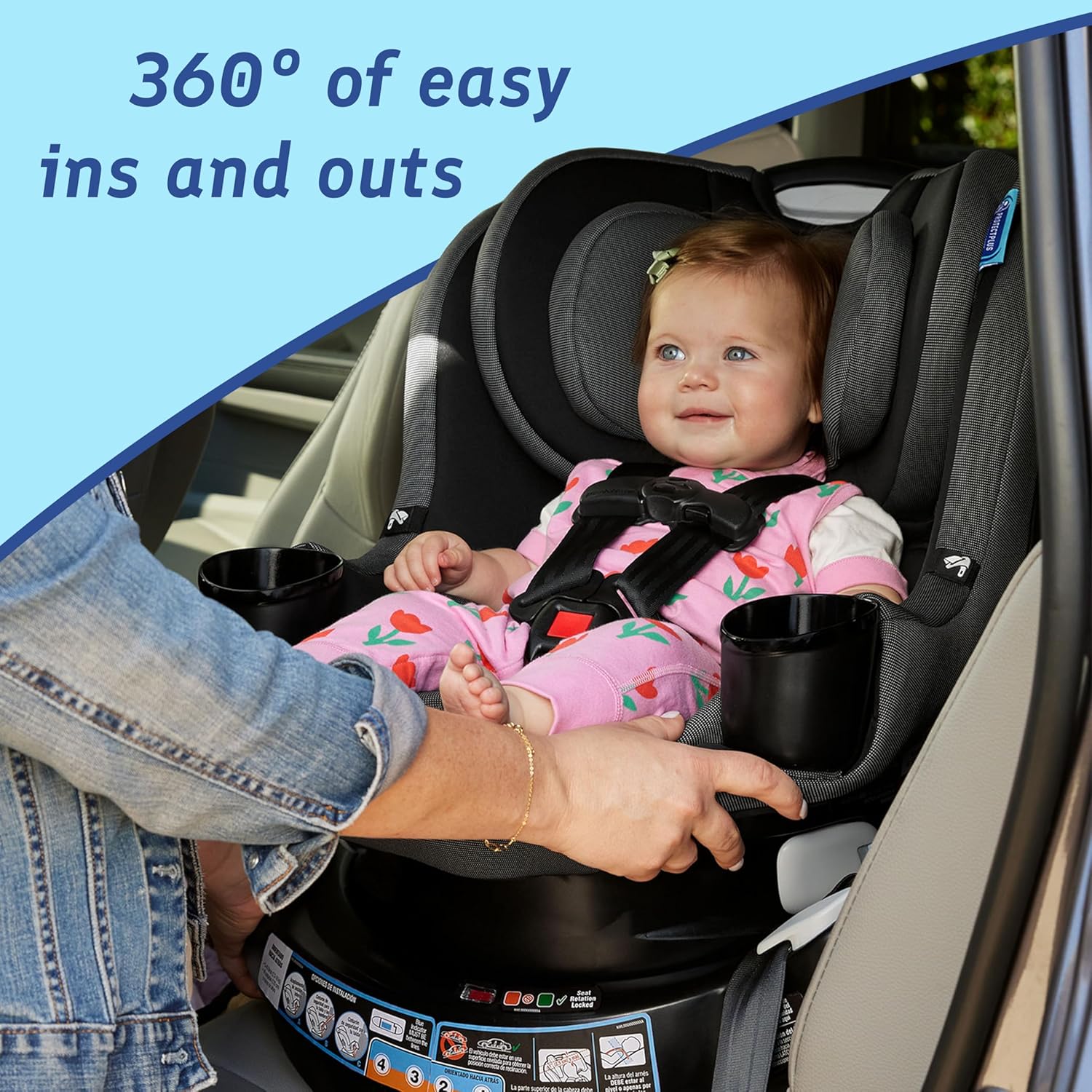 Easyturn 360 Convertible Car Seat – 2-in-1 Design