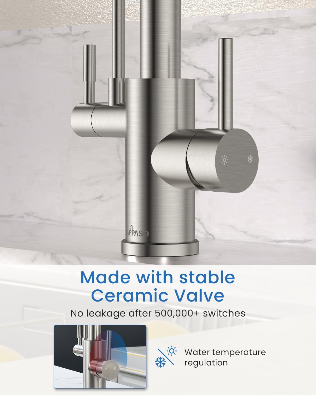 Black Touchless Kitchen Faucet with Soap Dispenser, Motion Sensor Activated Hands-Free Automatic Faucet for Sink with Pull Down Sprayer, Single Handle Smart Faucets for Kitchen Sink