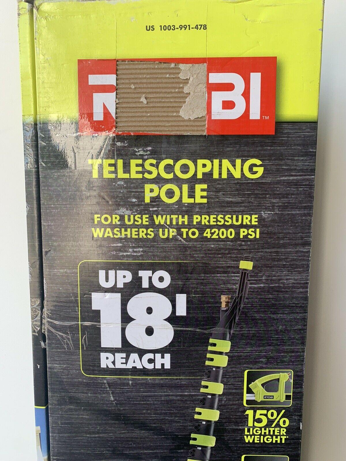 2026 RYOBI RY31EP26 18 ft. Extension Pole for Pressure Washer up 4200psi