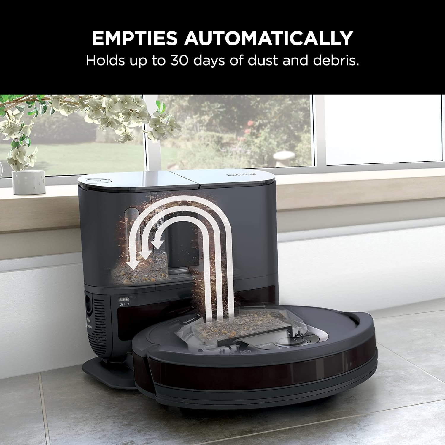 Iq Robot Vacuum – Bagless Self-Empty, Multi-Surface