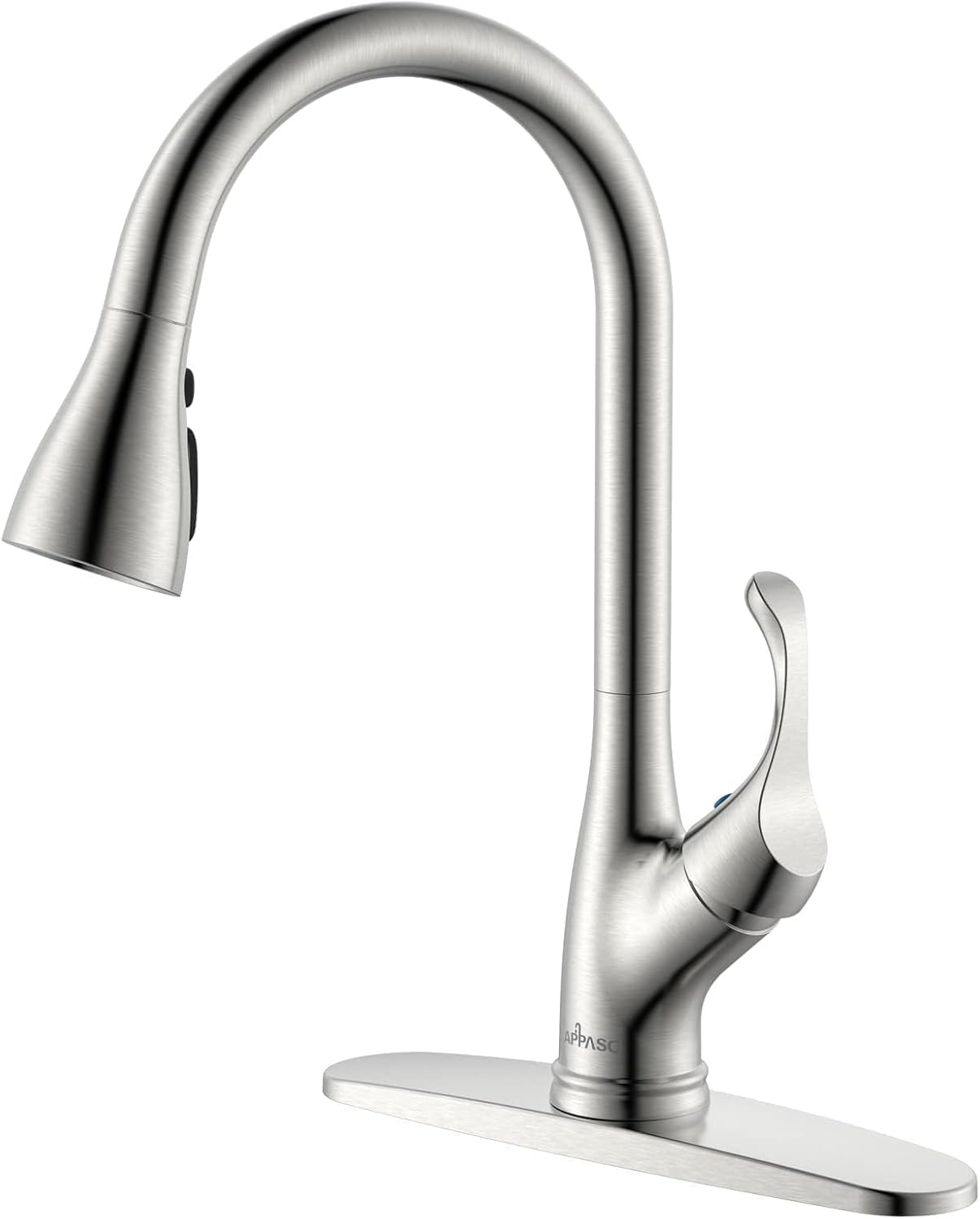 Black Touchless Kitchen Faucet with Soap Dispenser, Motion Sensor Activated Hands-Free Automatic Faucet for Sink with Pull Down Sprayer, Single Handle Smart Faucets for Kitchen Sink
