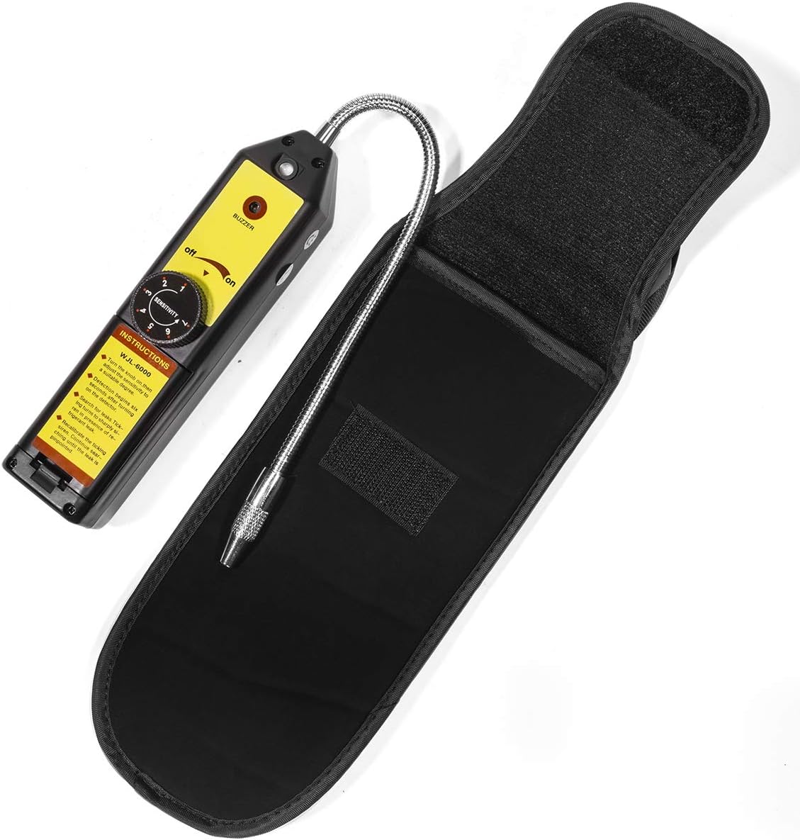 2026 Premium 4CFM Air Vacuum Pump HVAC A/C Refrigeration Kit AC Manifold Gauge Case Set R134a Tap w/Leak Detector and Carrying Tote Bag