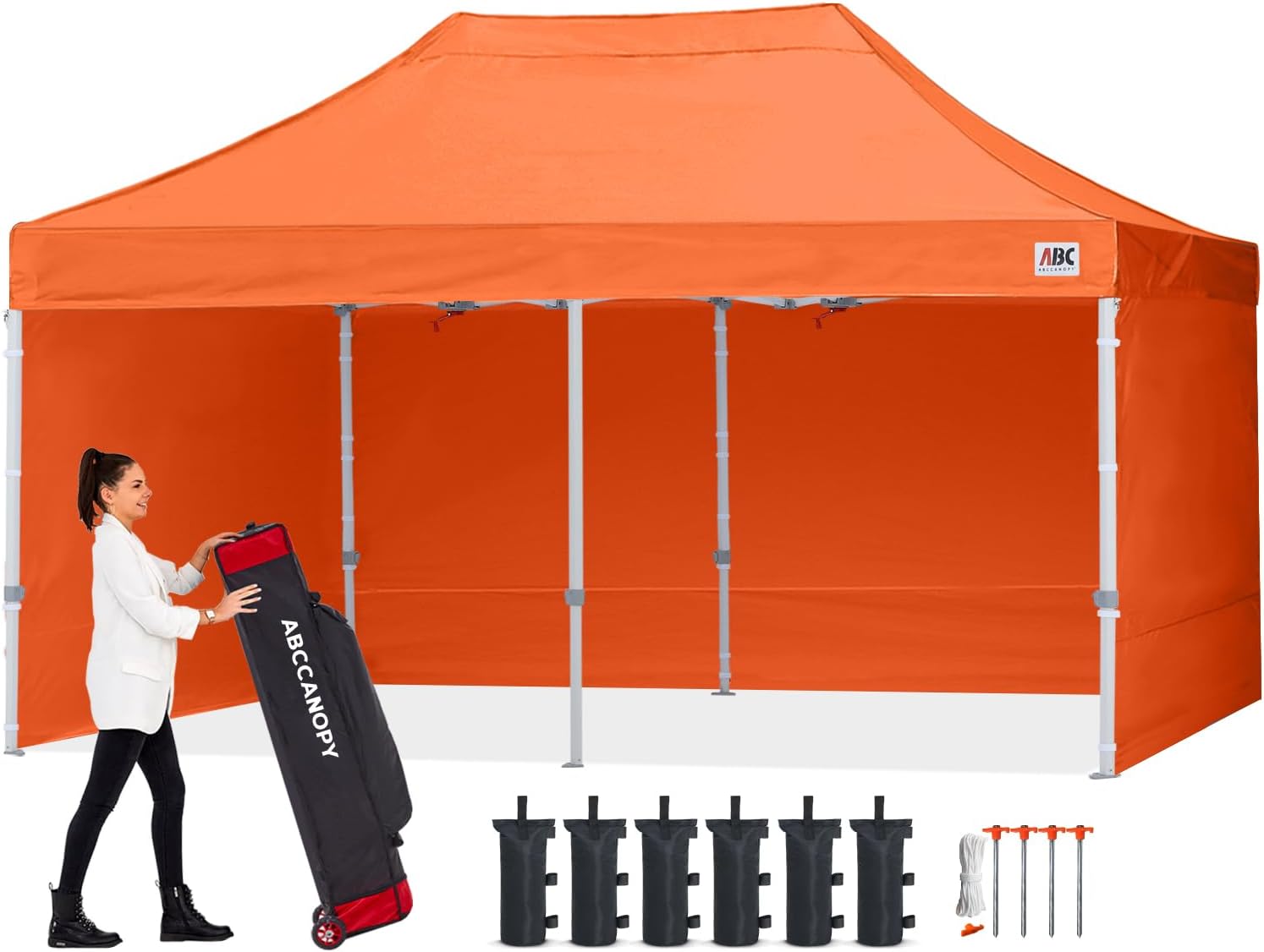 Easy Pop Up Canopy Tent 10×10 with Sidewalls