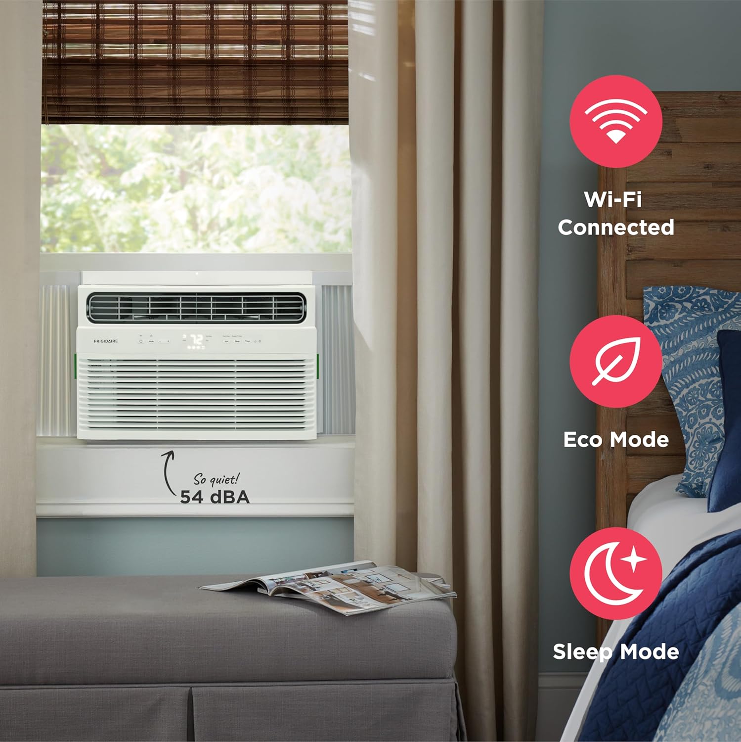 8,000 BTU Smart Wi-Fi Window Air Conditioner