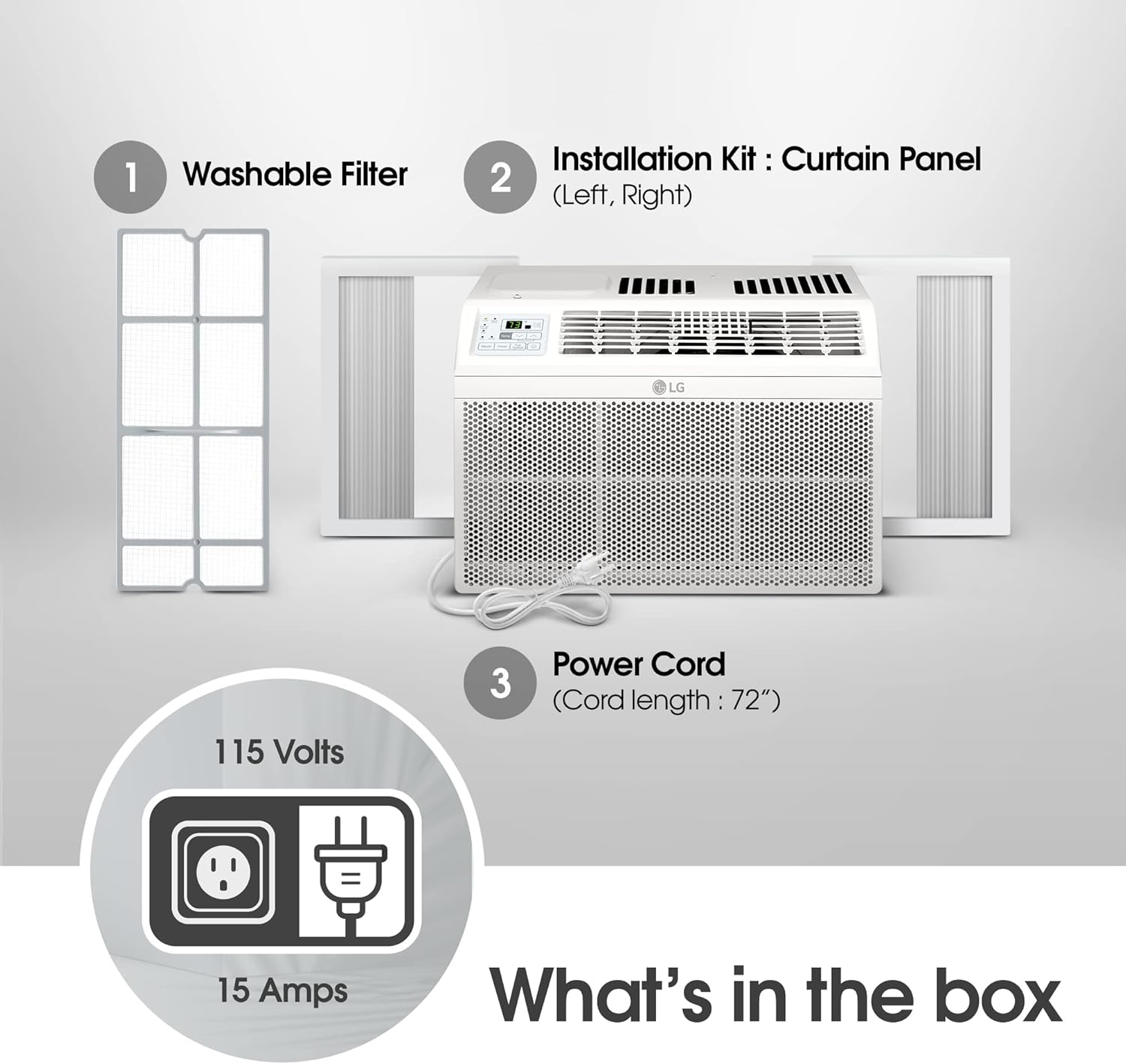 Lw6024Rsmx Wi-Fi Window Air Conditioner, 6,000 BTU