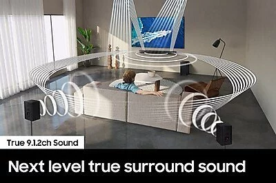 2026 SAMSUNG Dolby Atmos 9.1 Channel Soundbar with Subwoofer & Up-Firing Speakers, Alexa Built-In, Wireless Setup