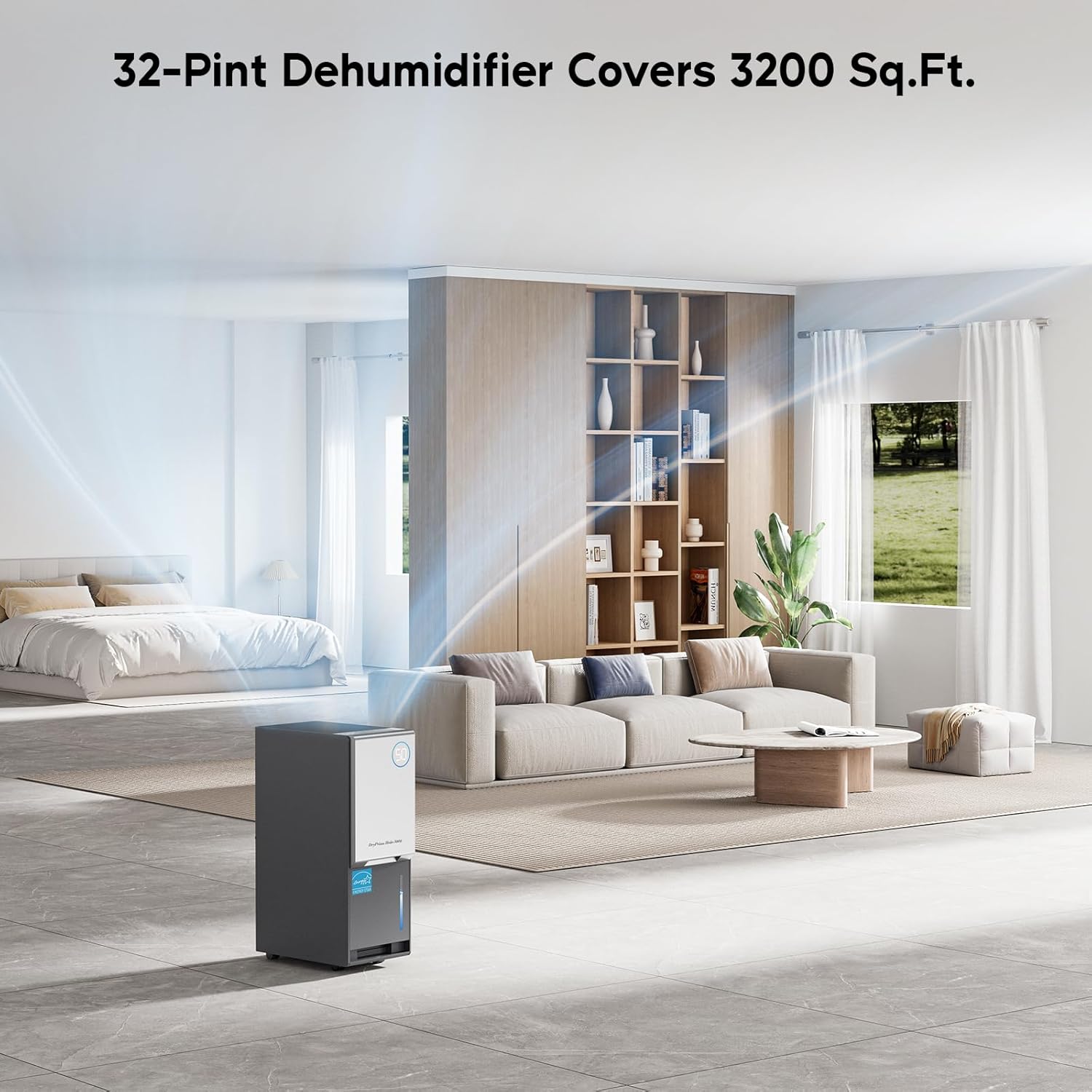 Energy Star 2024 4500 Sq.Ft. Dehumidifier – 115 Pints