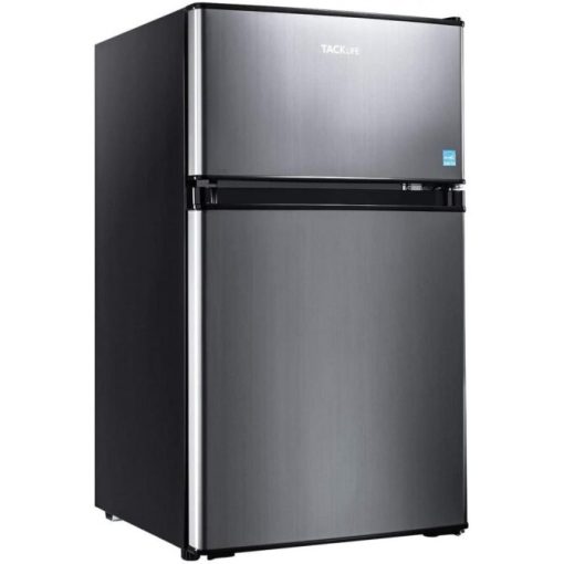 2026 Mini Fridge with Freezer, 3.1 Cu.Ft Small Refrigerator, Compact Refrigerator with LED Light