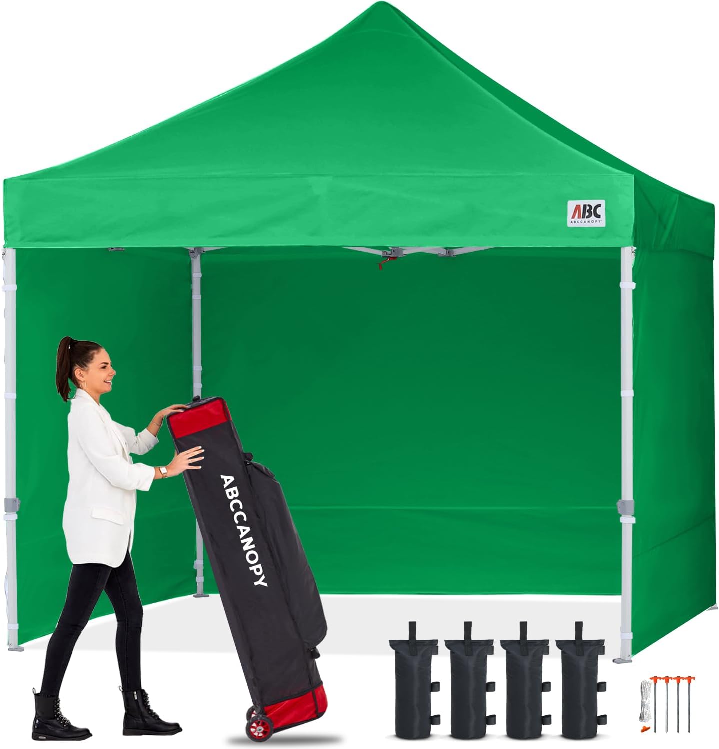 Easy Pop Up Canopy Tent 10×10 with Sidewalls
