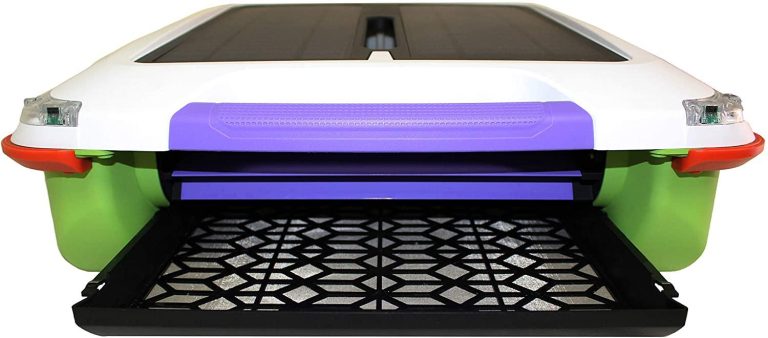 Solar Breeze Ariel Automatic Robot Solar Pool Skimmer with Easy to Empty Oversized Filter Tray and Integrated Smart Technology with Obstacle Avoidance, Plus Solar Powered Cordless Design