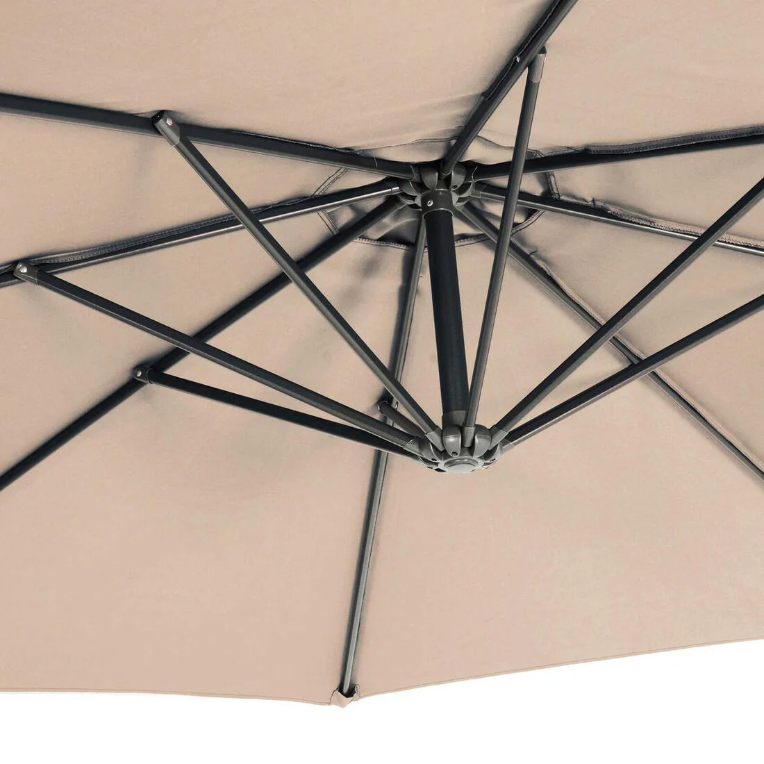 3m Round Banana Parasol Large Cantilever Garden Shade