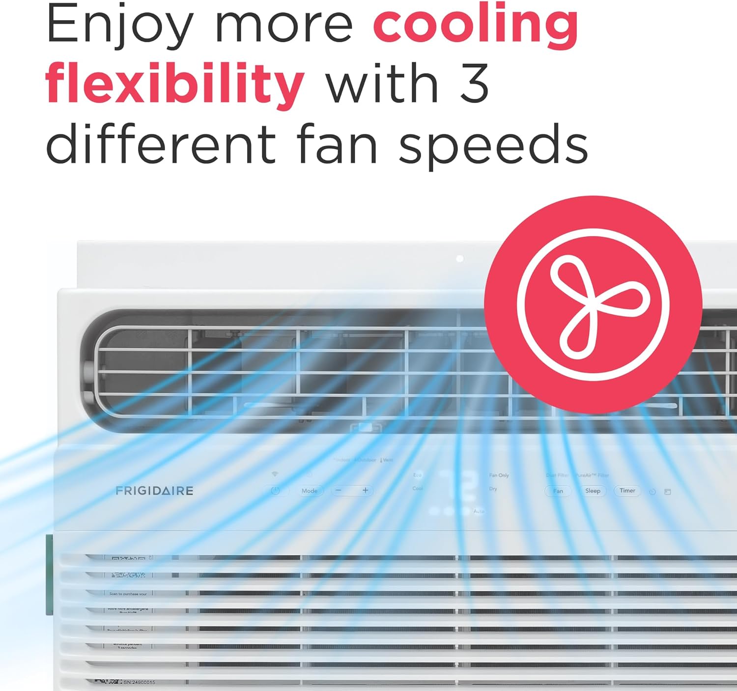 8,000 BTU Smart Wi-Fi Window Air Conditioner