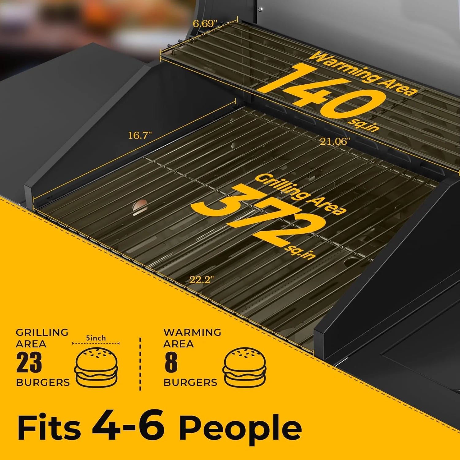 2026 3 & 4-Burner Propane Gas Grills with Side Burners, for Outdoor Cooking, BBQ, Patio, Camping