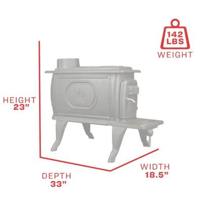 2026 900 Sq. Ft. EPA Exempt Cast Iron Stove