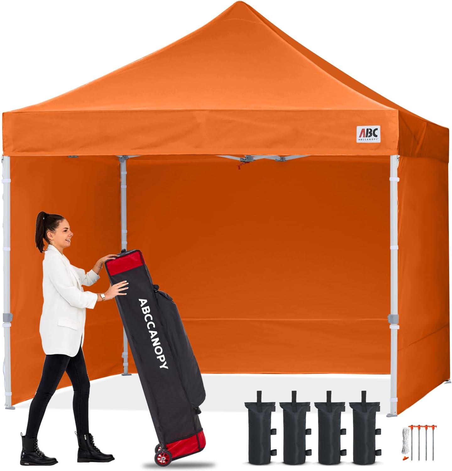 Easy Pop Up Canopy Tent 10×10 with Sidewalls