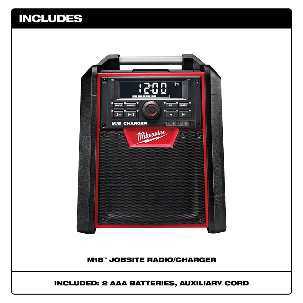 Milwaukee 2792-80 M18 18V Cordless Lithium-Ion Radio/Charger - Recon