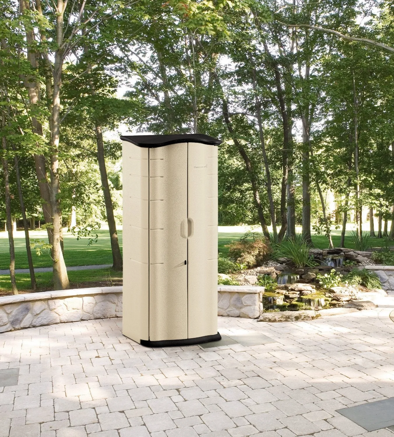 2026 Rubbermaid Vertical Resin Weather Resistant Outdoor Storage Shed