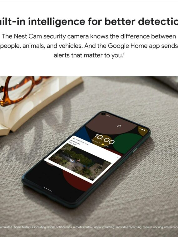 Google Nest Cam with Floodlight (Snow) Surveillance Camera