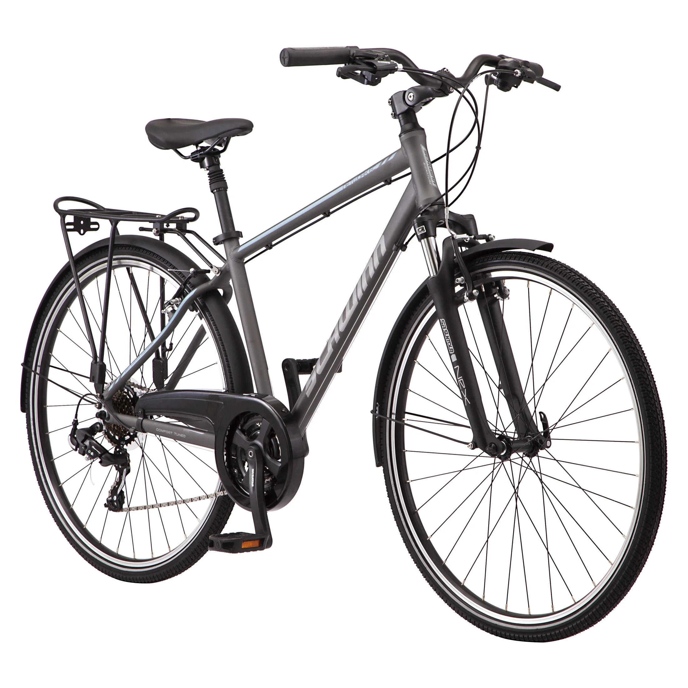Schwinn Network 6c Hybrid Bike, 21 Speeds, Large 19.5