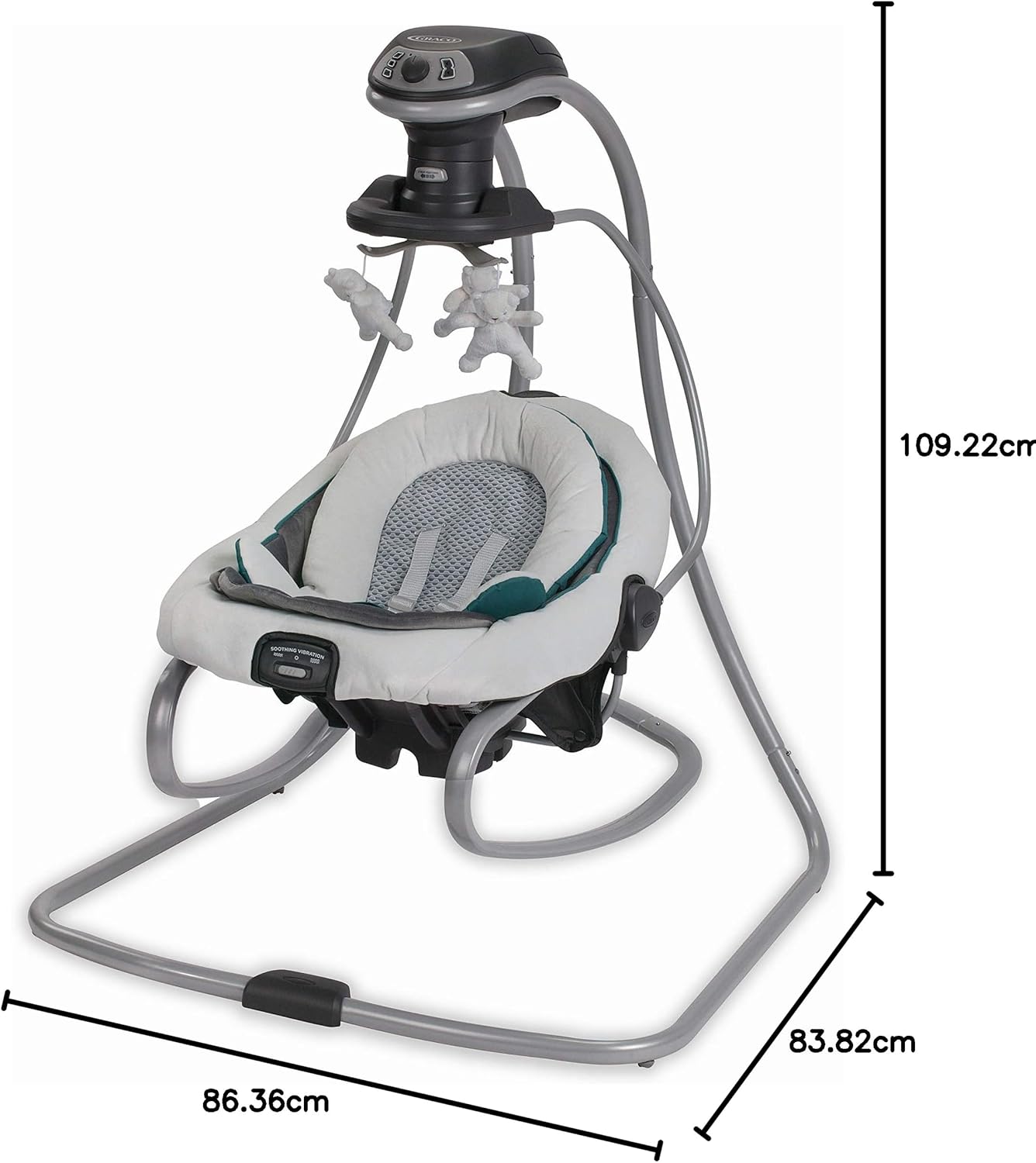 DuetSoothe Swing and Rocker – Sapphire
