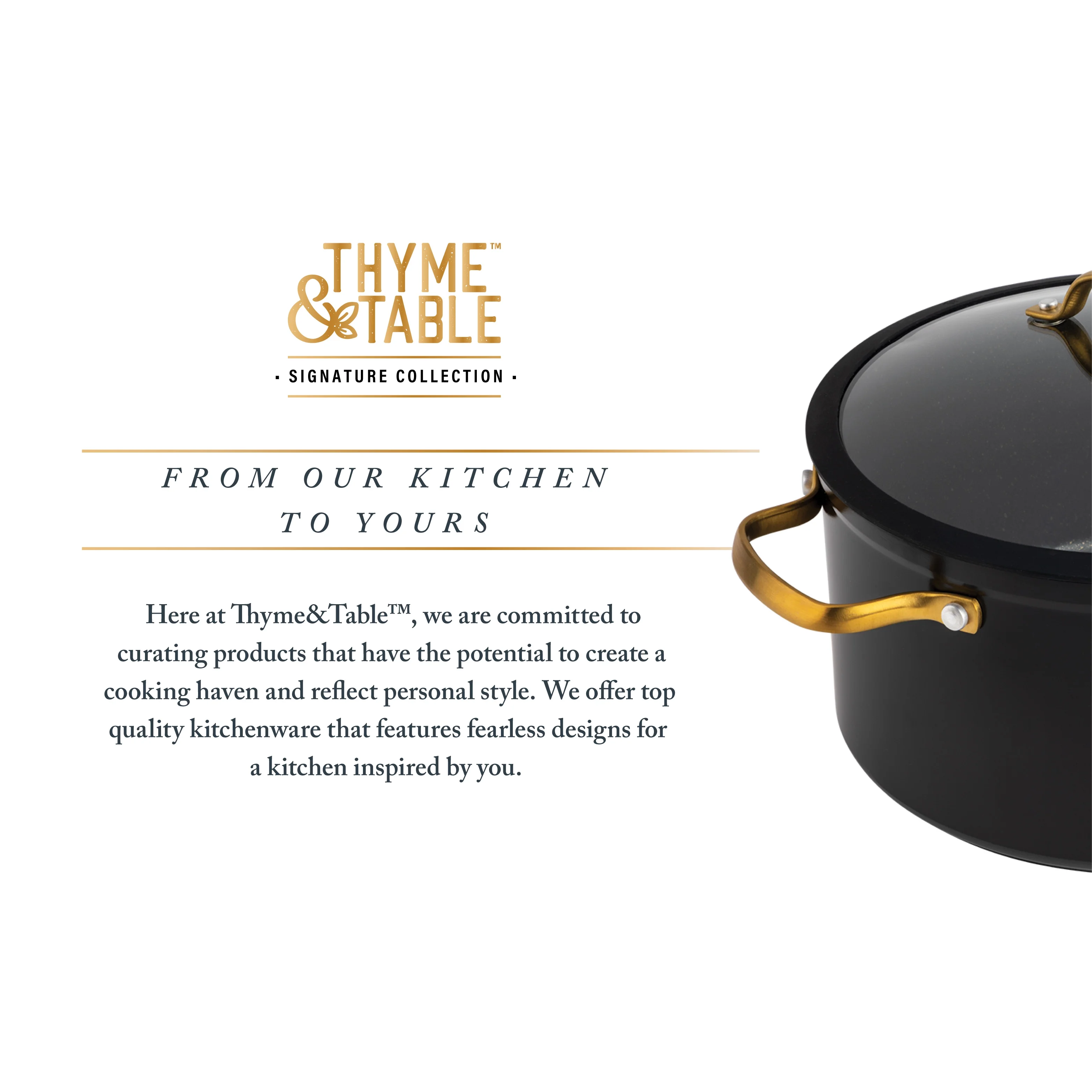 2026 Thyme & Table 32-Piece Cookware & Bakeware Non-Stick Set, Black