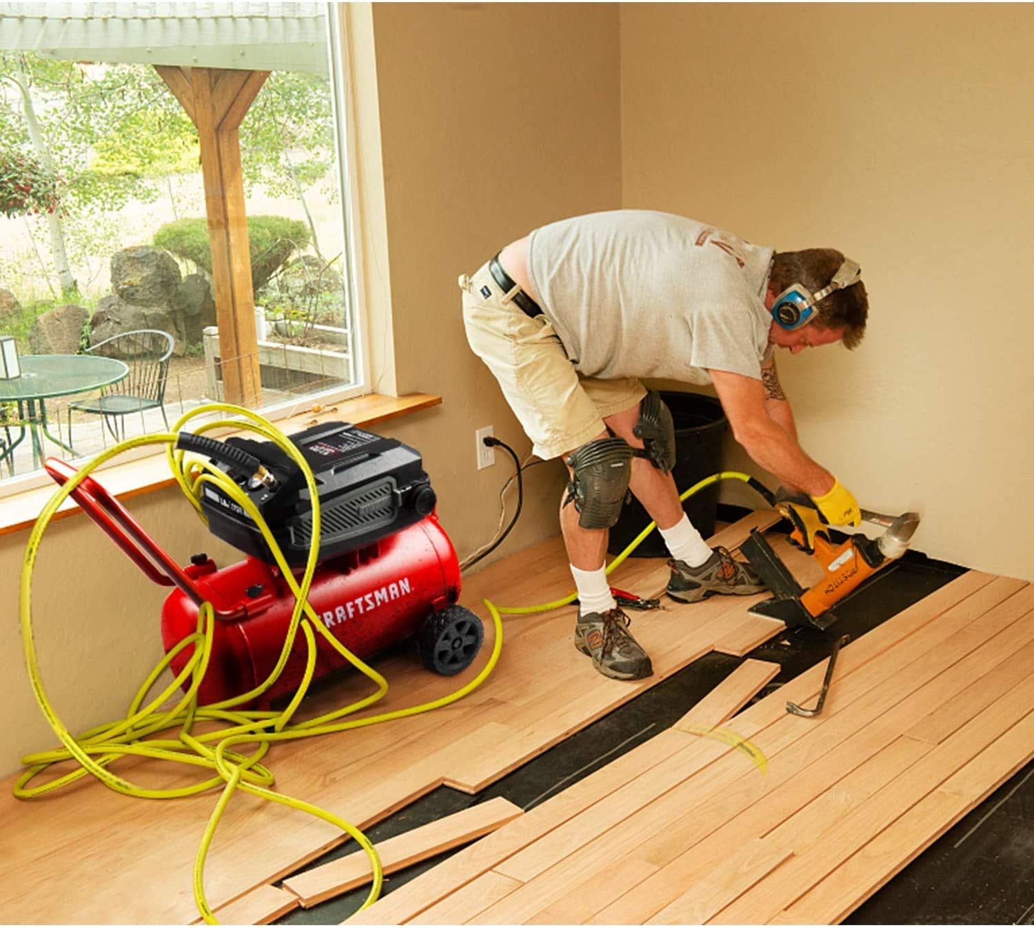 2026 CRAFTSMAN HARD Air Compressor, 10 Gallon 1.8 HP 175 PSI, 4.0CFM@90PSI, Oil Free and Maintenance Free, Portable with Large Wheels, CMXECXA0201041