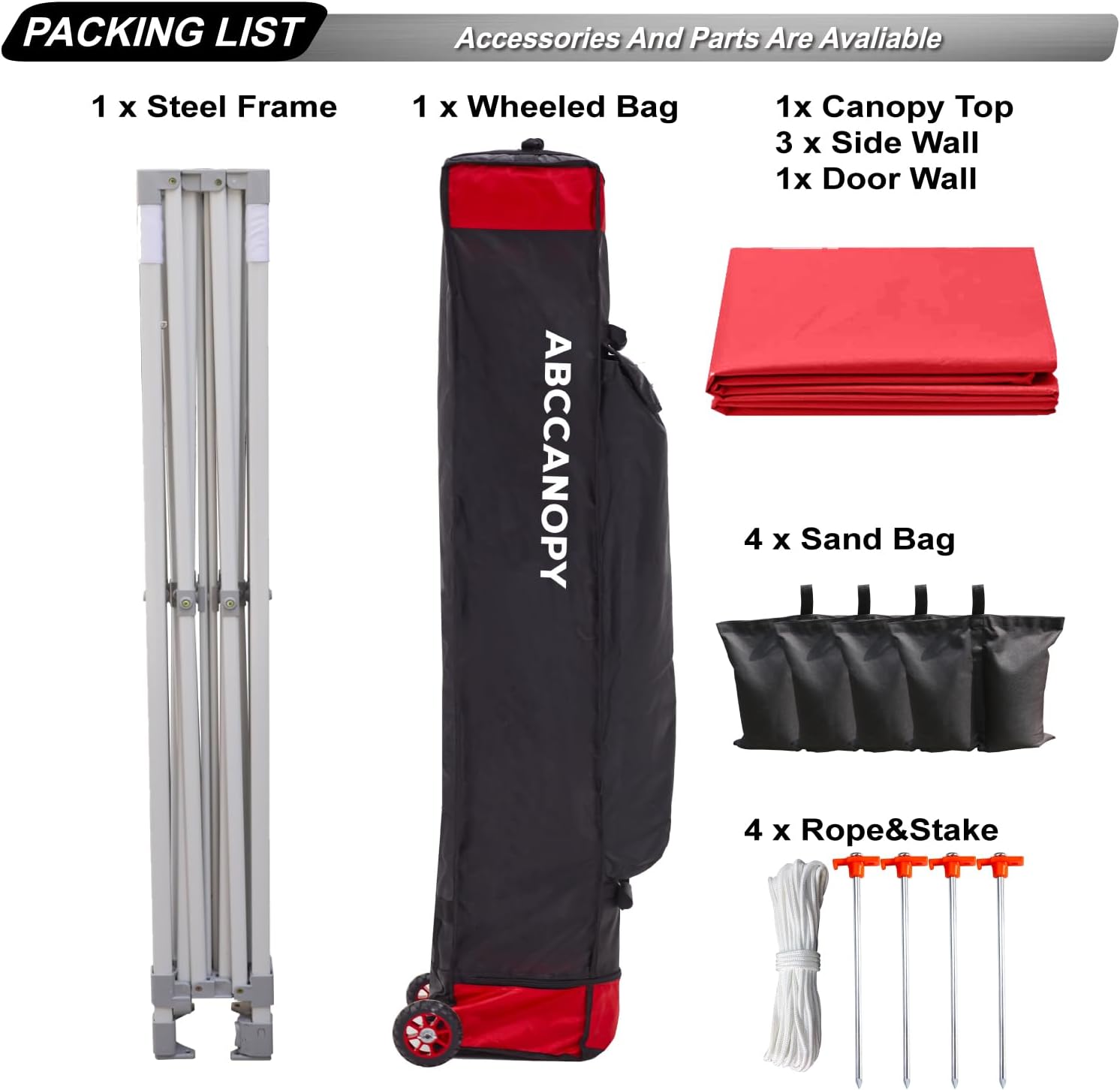 Easy Pop Up Canopy Tent 10×10 with Sidewalls