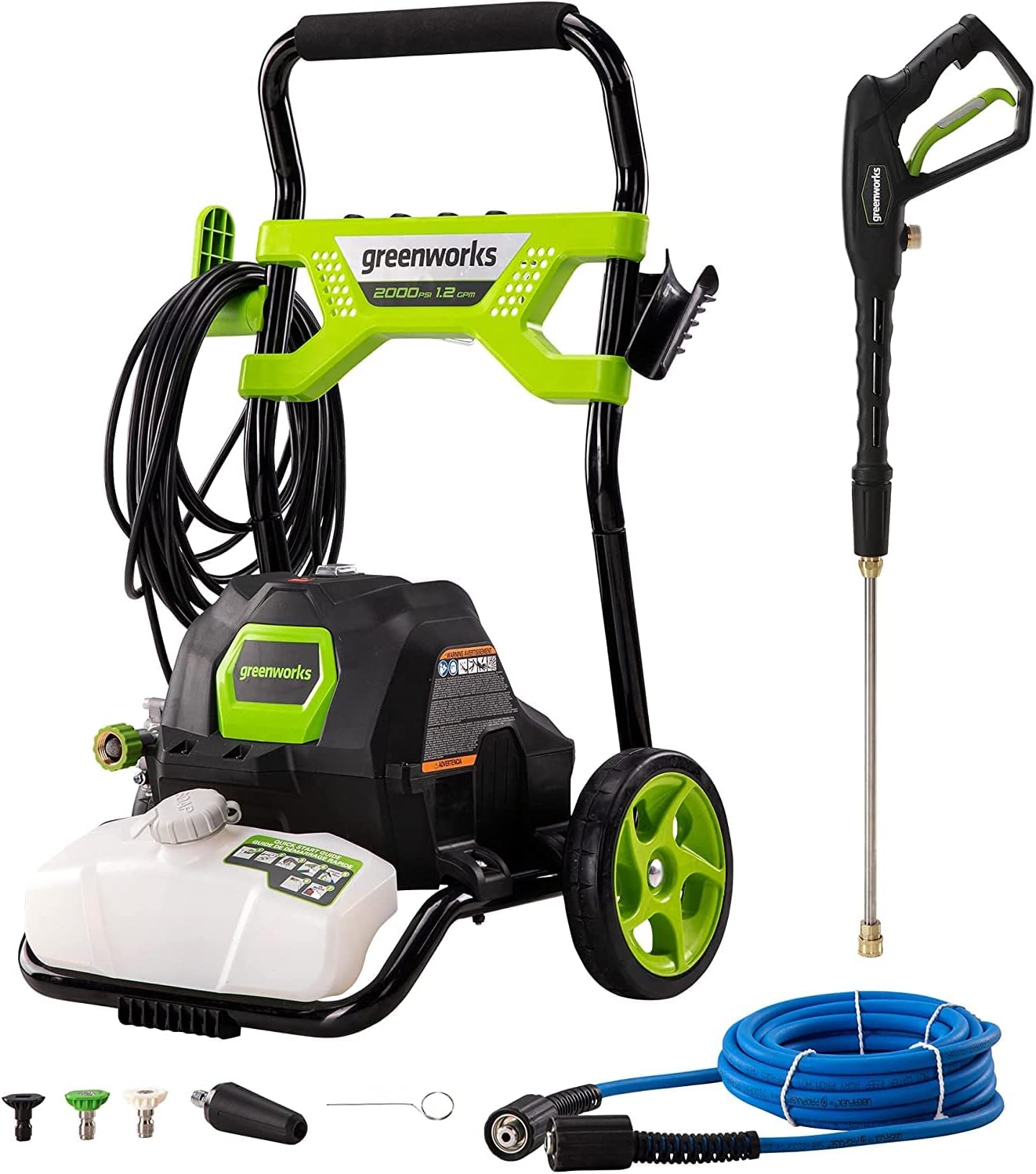 Greenworks 2000 PSI 1.2 GPM Pressure Washer GPW2003