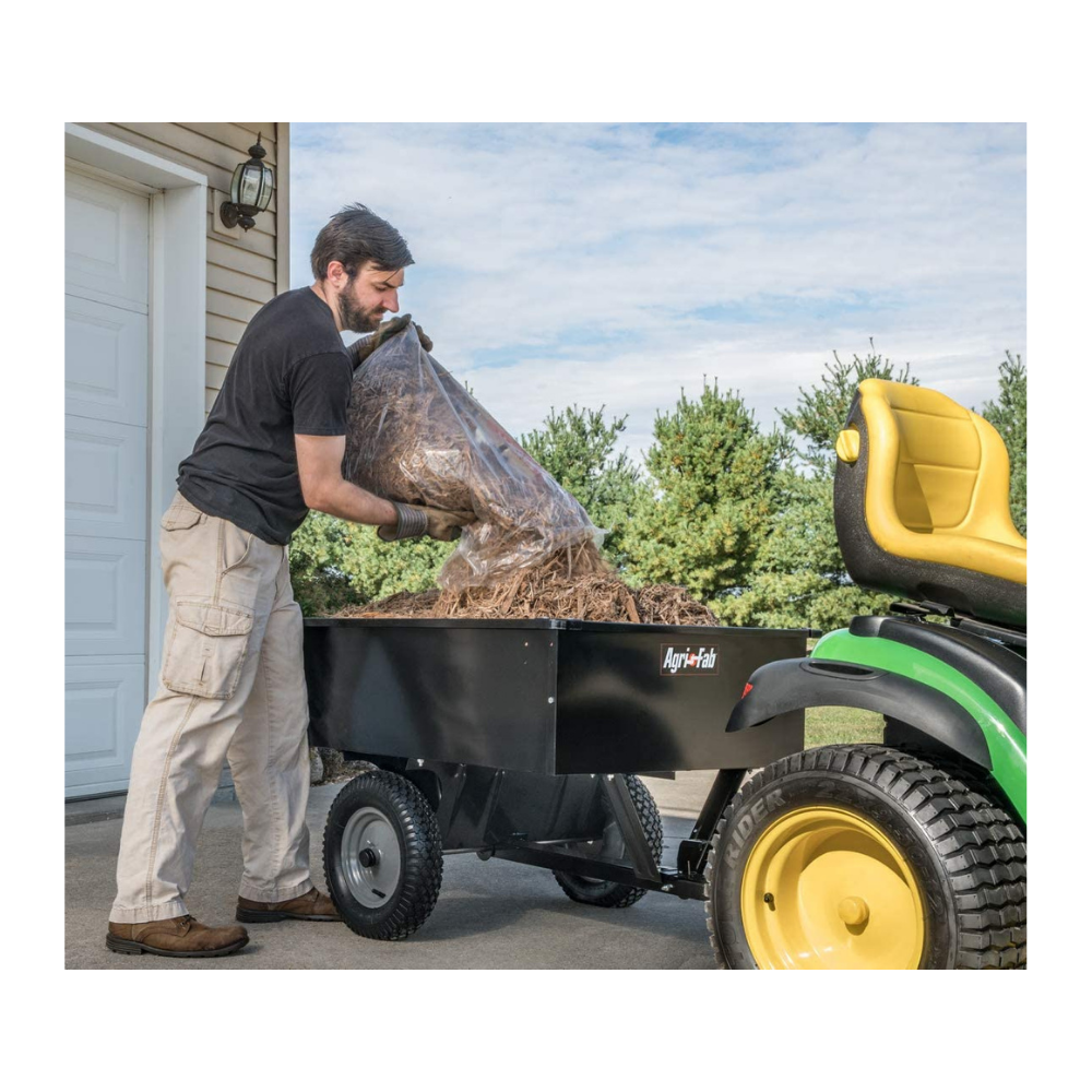 2026 Agri-Fab Utility Tow Behind Steel Dump Cart, 750 Pound Capacity