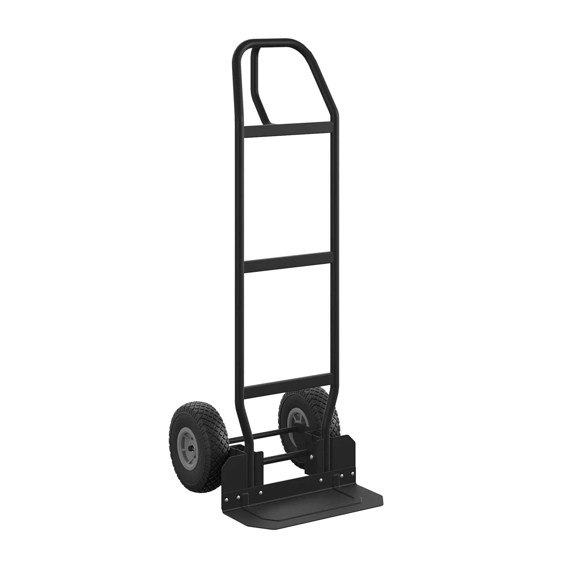 COSCO Load Assist Hand Truck with P Handle and Flat Free Wheels, 800lb capacity