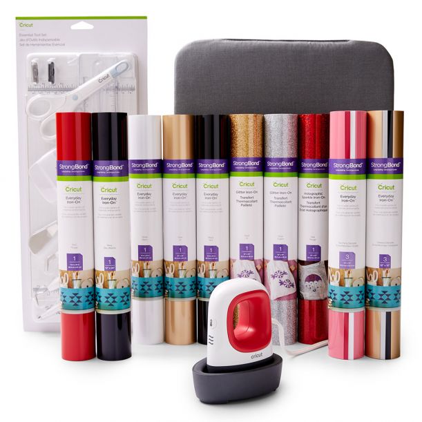 2026 EasyPress MiniTM, Raspberry + Essentials Iron -On Bundle